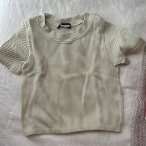 Zara ribbed crop top